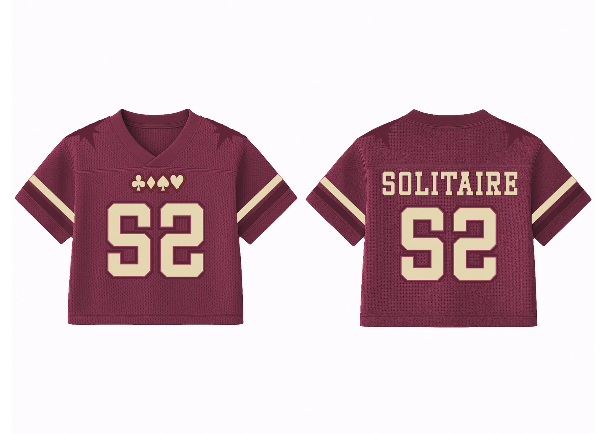 Reversible Solitaire Signature Jersey (Tan / Maroon)