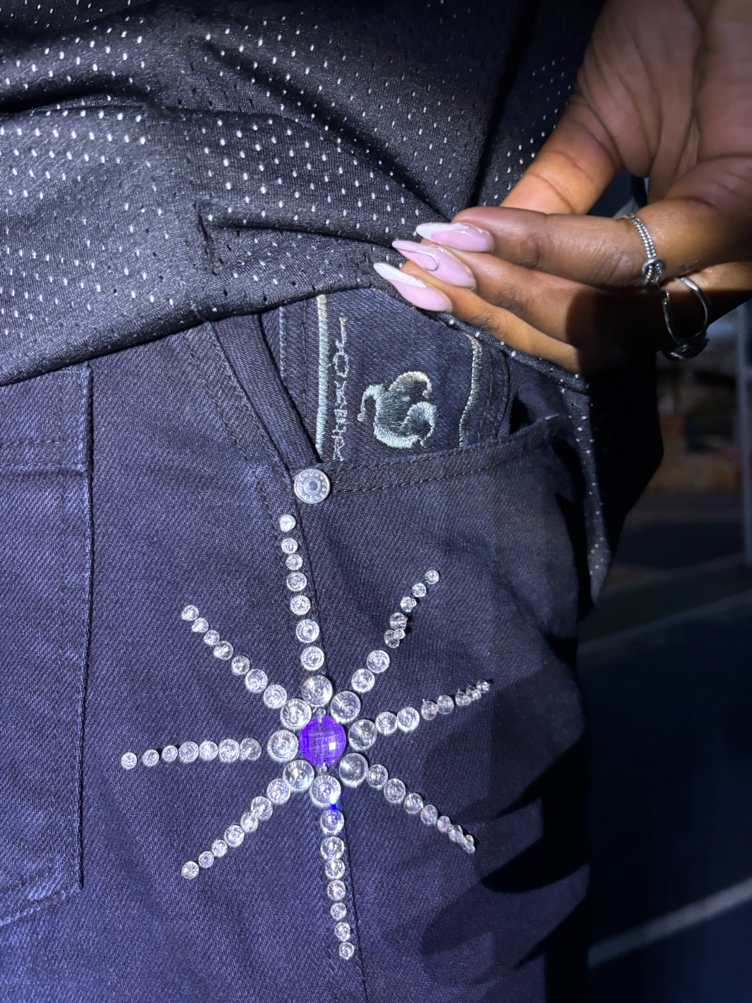 Trickstar Denim Jorts (Crystal)
