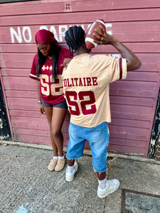 Reversible Solitaire Signature Jersey (Tan / Maroon)