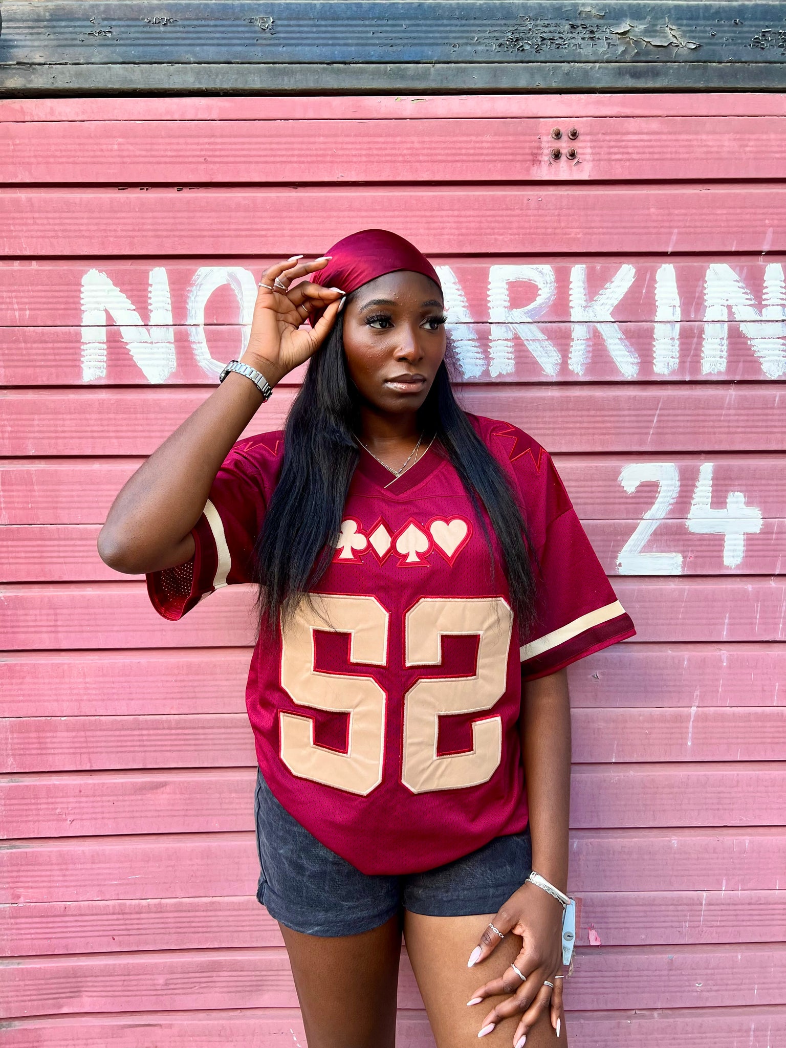 Reversible Solitaire Signature Jersey (Tan / Maroon)