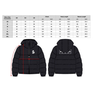 SL Puffer Jacket (Stone Blue) Hoodless