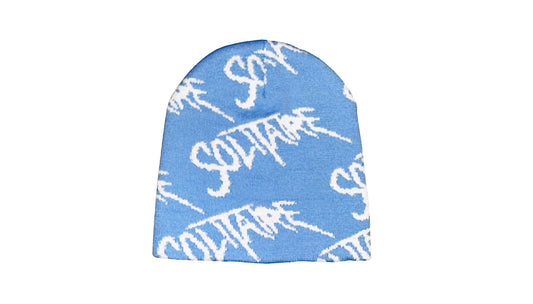 WildCard Beanie (Blue/White)