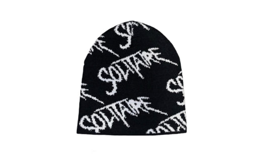 WildCard Beanie (Black/White)