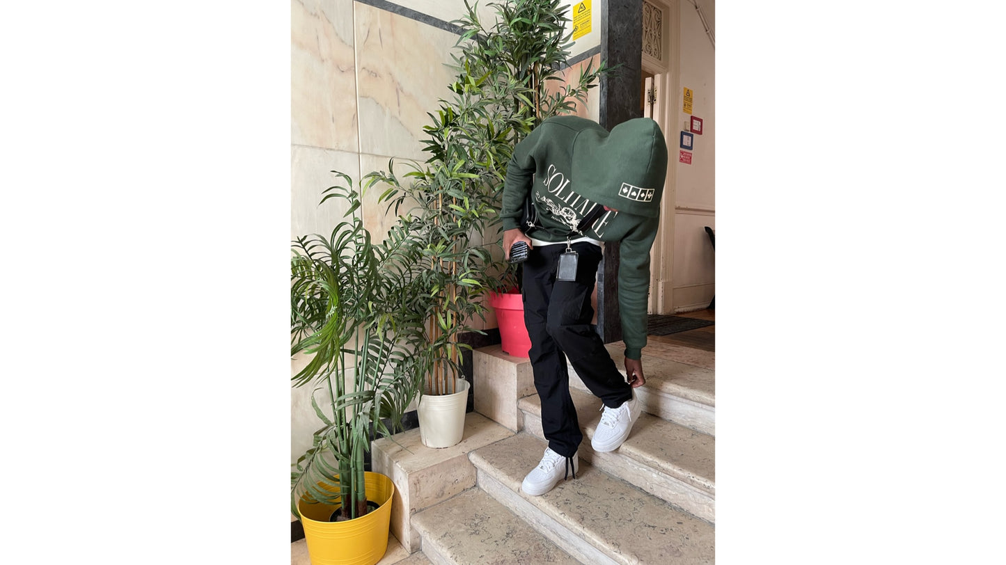 Patience Hoodie (Olive Green)